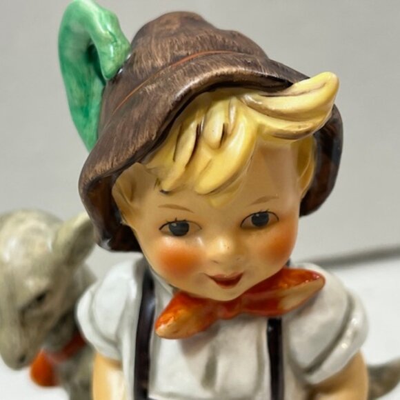 Vintage Goebel Hummel "Little Goat Herder" Boy w/Goats  Figurine #1689 - Picture 3 of 16